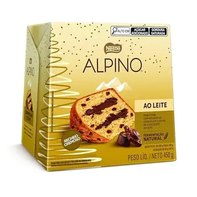 PANETTONE ALPINO CHOCOLATE 450G